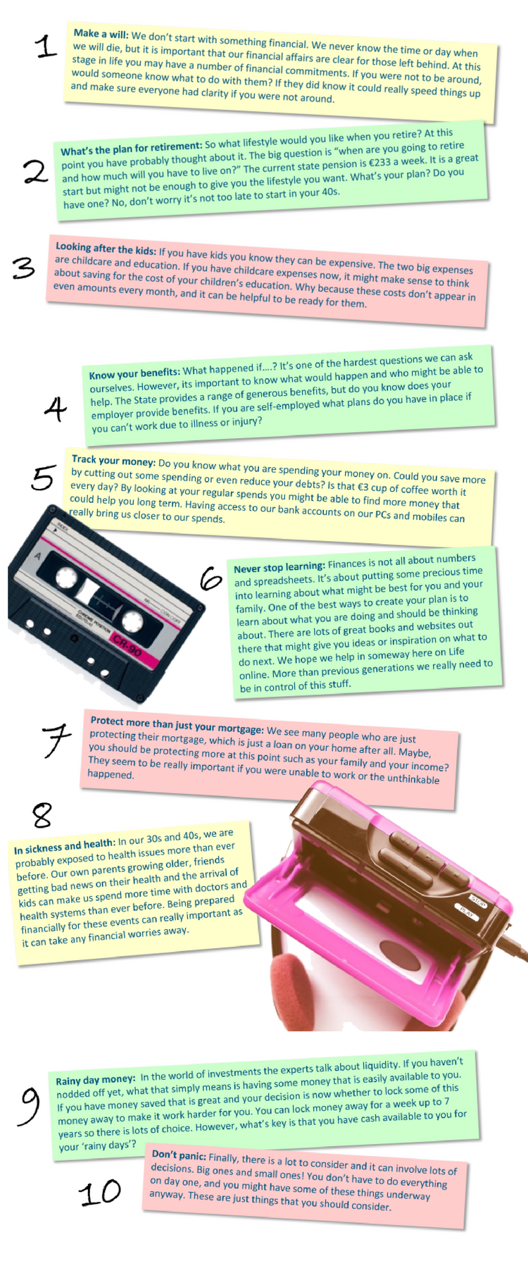 10 things infograph