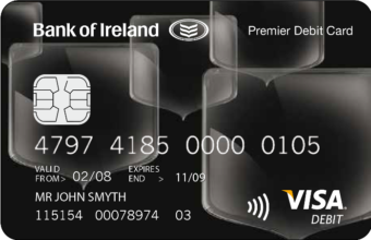 premier black visa debit card