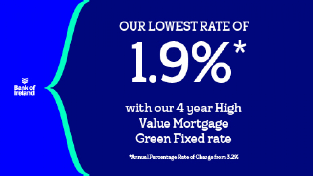 Our lowest ever Green Fixed rate of 1.9%