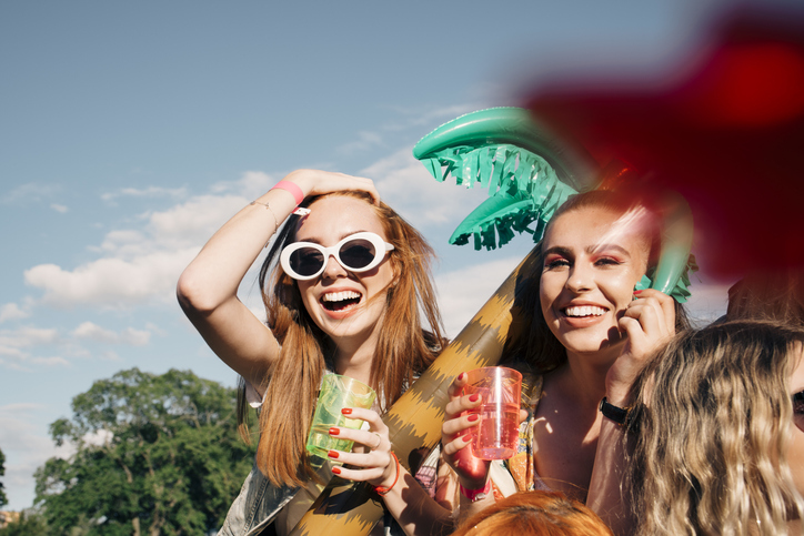 Festival goers at Electric Picnic