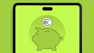 Piggybank for savings on mobile app
