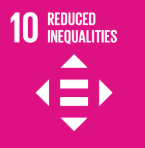 SDG icon 10: reduced inequalities.