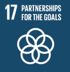 SDG icon 17: partnerships for the goals.